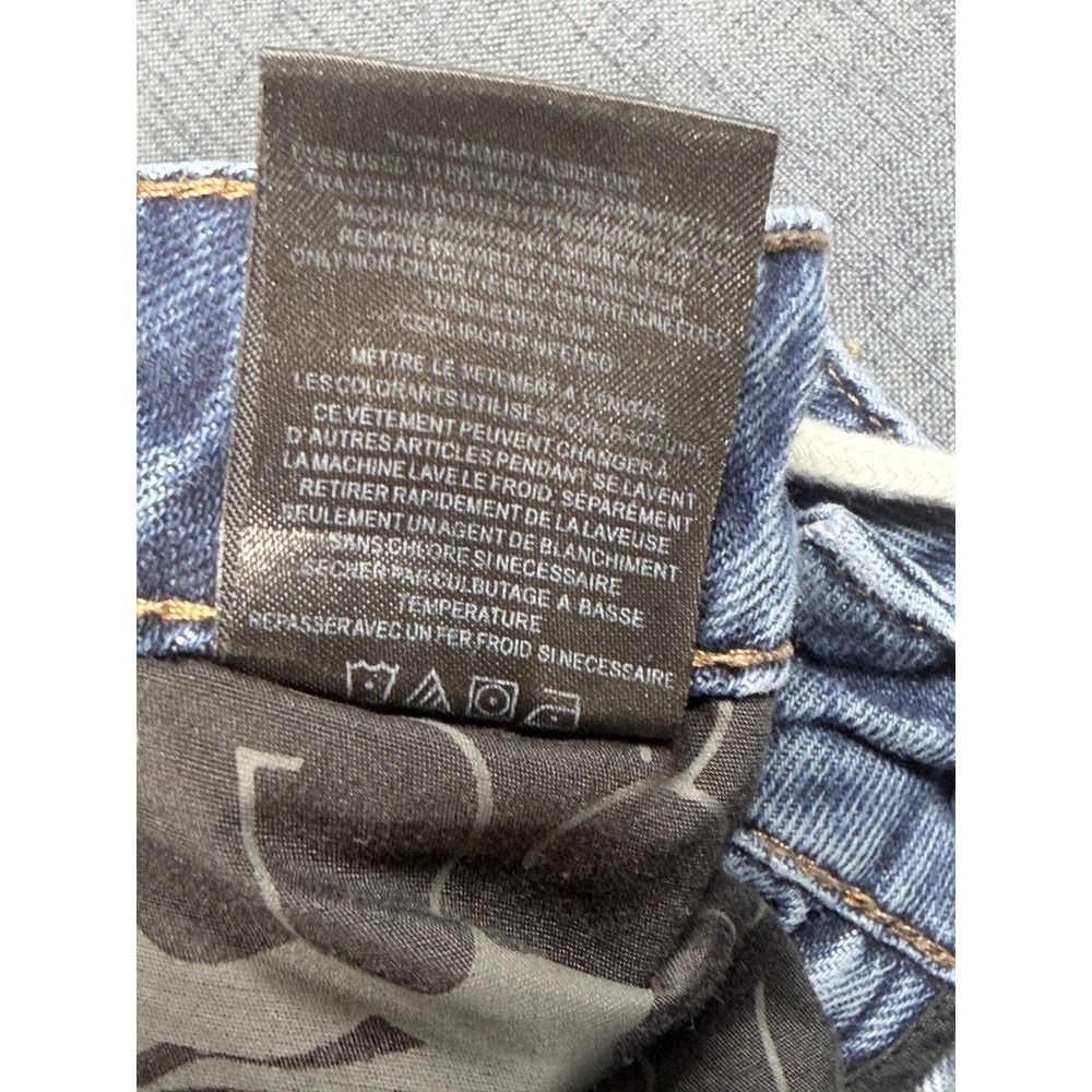 Empyre Loose Fit Blue Denim Skate Jeans Mens 34 Graphic Embroidered - Picture 7 of 11